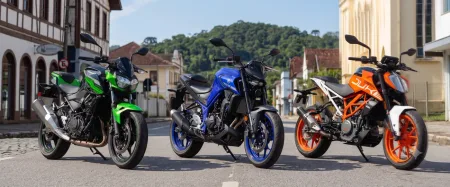 Kawasaki Z400 contra Yamaha MT03 y KTM 390 Duke: Guía Naked 2026